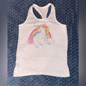 Unicorn racer back tank
